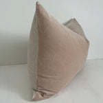 Issy Velvet Linen Rectangle Cushion - Sand - Bulimba Home