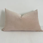 Elke Velvet Rectangle Cushion - Sand - Bulimba Home