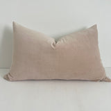 Elke Velvet Rectangle Cushion - Sand - Bulimba Home