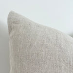 May Natural Heavy Linen Cushion - Bulimba Home