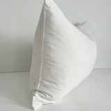 Elke Velvet Rectangle Cushion - White - Bulimba Home