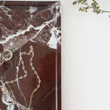 Bulimba home decorative marble tray for jewellery, tv remotes or perfumes.