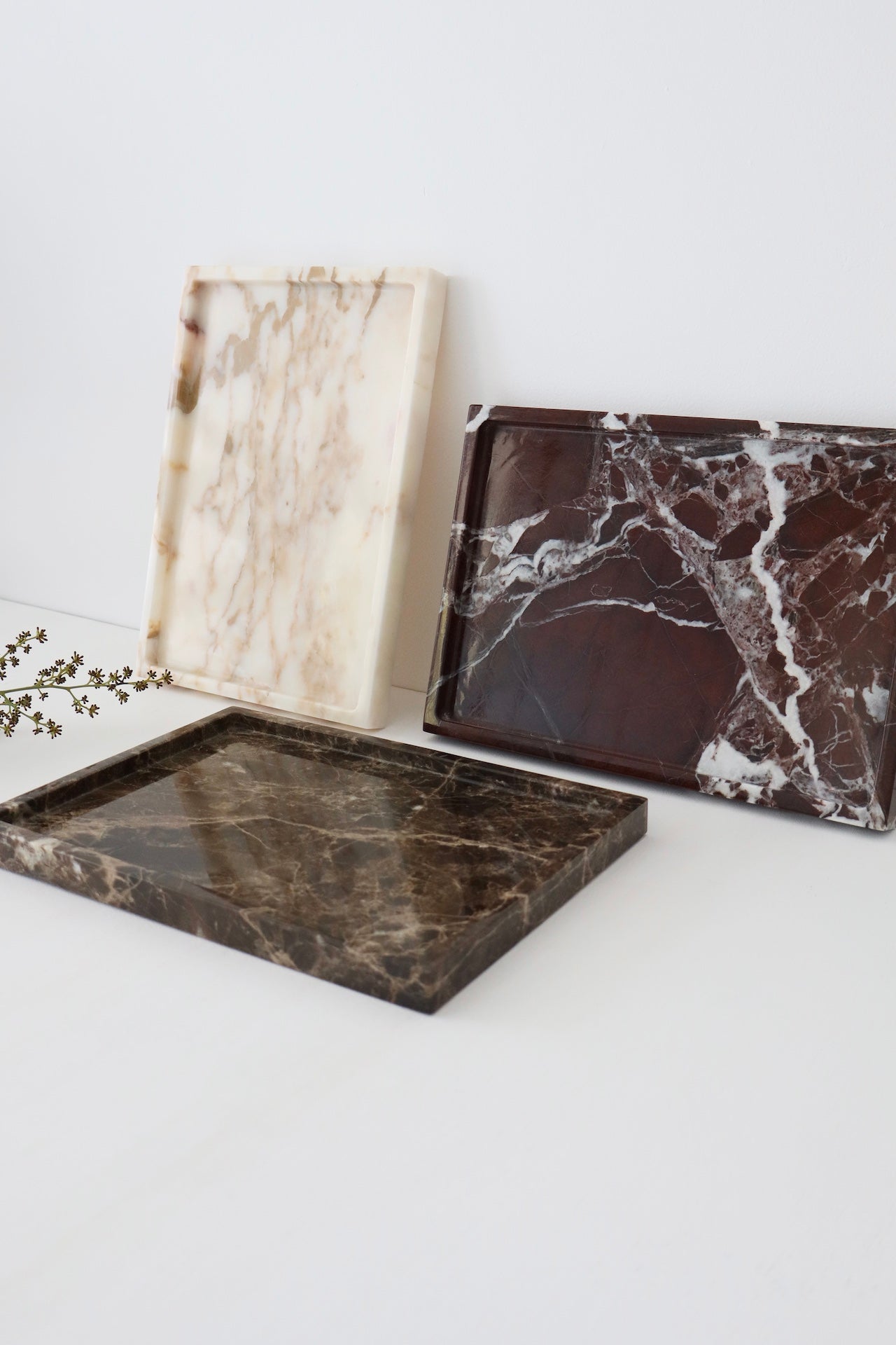 Bulimba home decorative marble trays