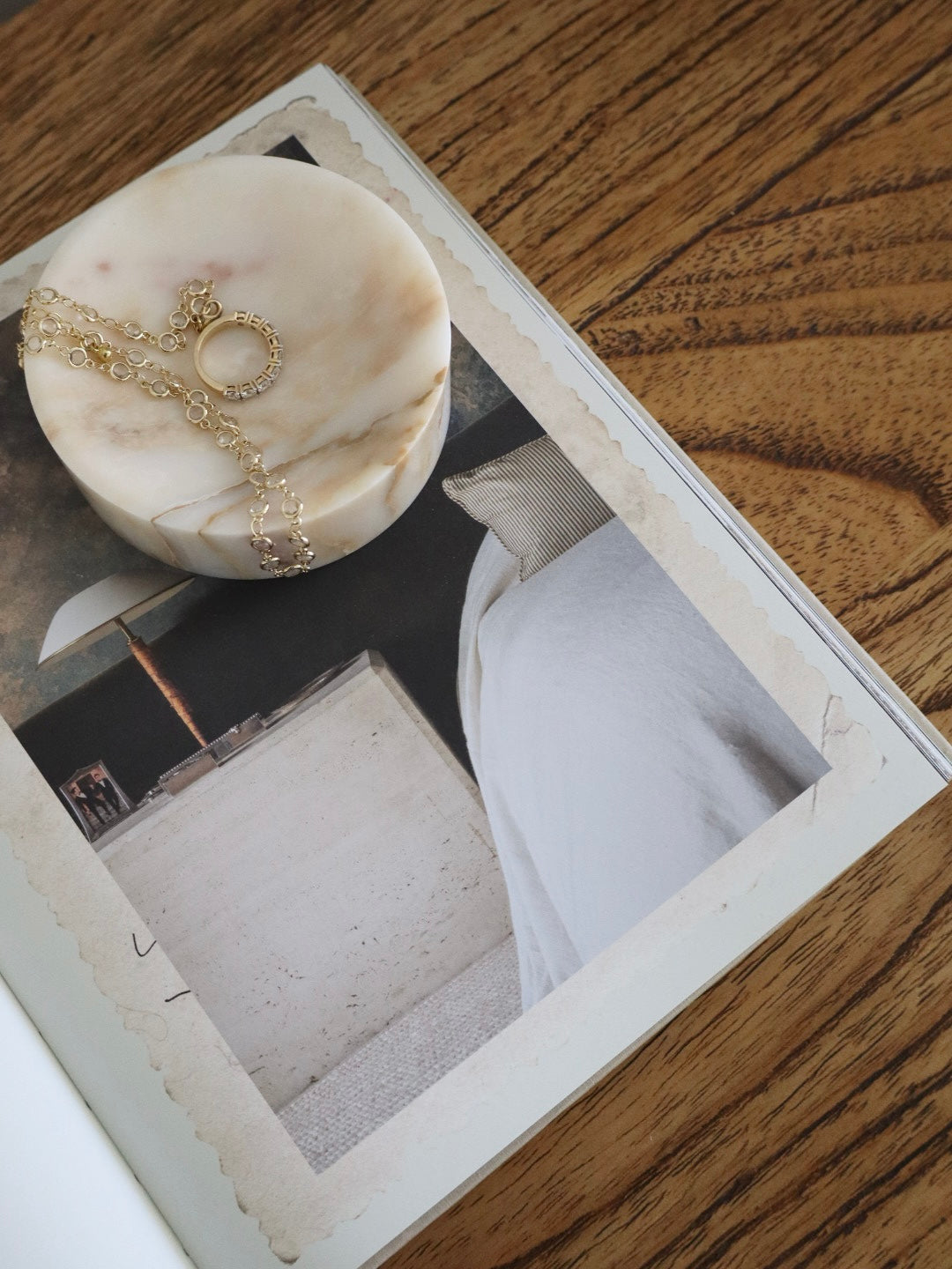 Bulimba home marble jewellery dish