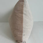 Issy Velvet Linen Rectangle Cushion - Sand - Bulimba Home
