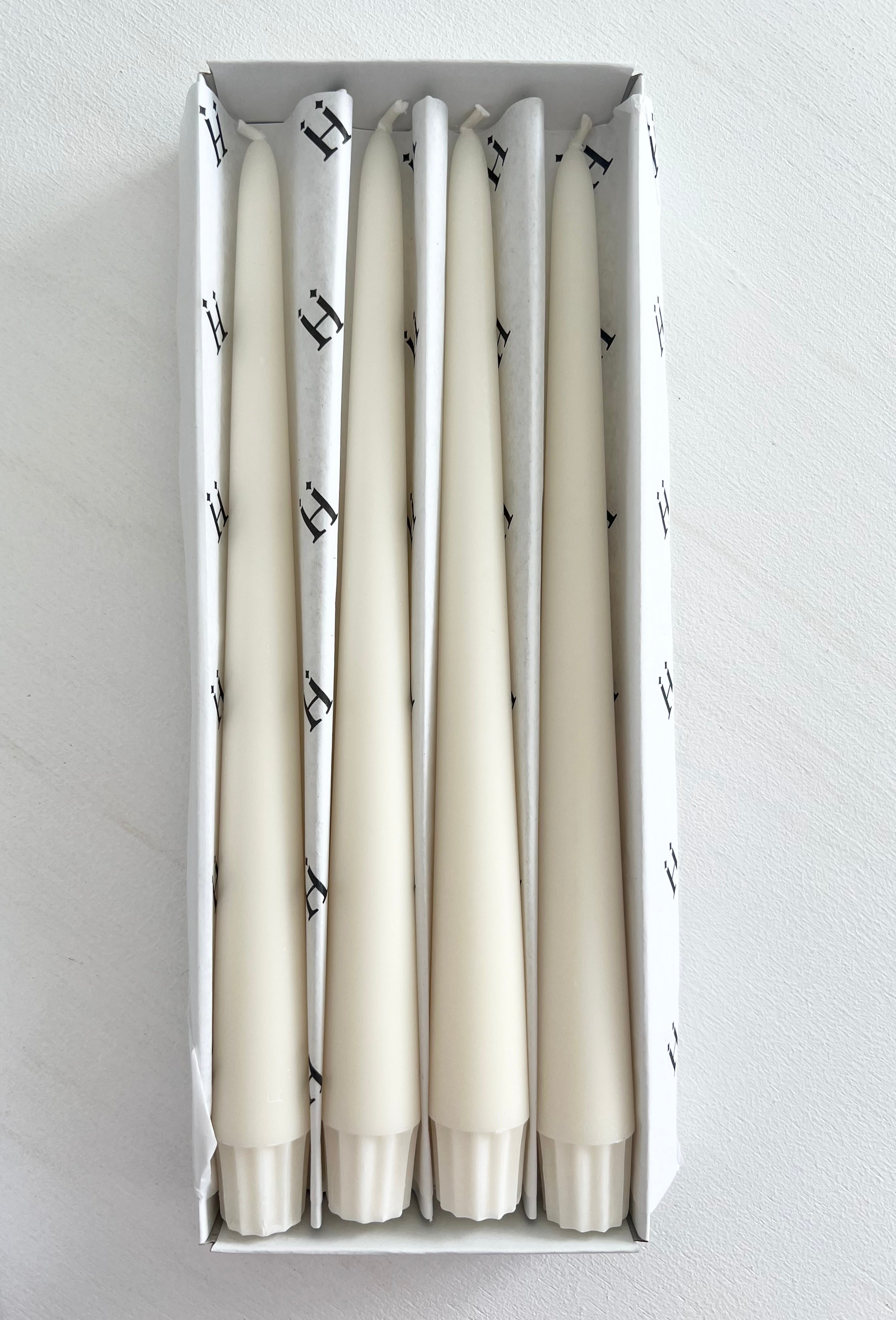 Ivory Tapered Candles - Bulimba Home