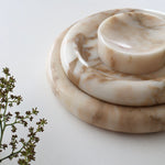 bulimba home calacatta brown marble decorative tray