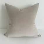 Bulimba Home Elke Velvet Cushion  Dove Grey
