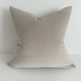 Bulimba Home Elke Velvet Cushion  Dove Grey