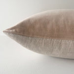 Issy Velvet Linen Cushion - Sand - Bulimba Home