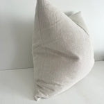 May Natural Heavy Linen Cushion - Bulimba Home
