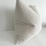 May Natural Heavy Linen Cushion - Bulimba Home
