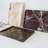 Bulimba home decorative marble tray for jewellery, tv remotes or perfumes.