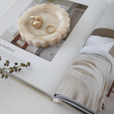 Bulimba home marble scallop jewellery dish