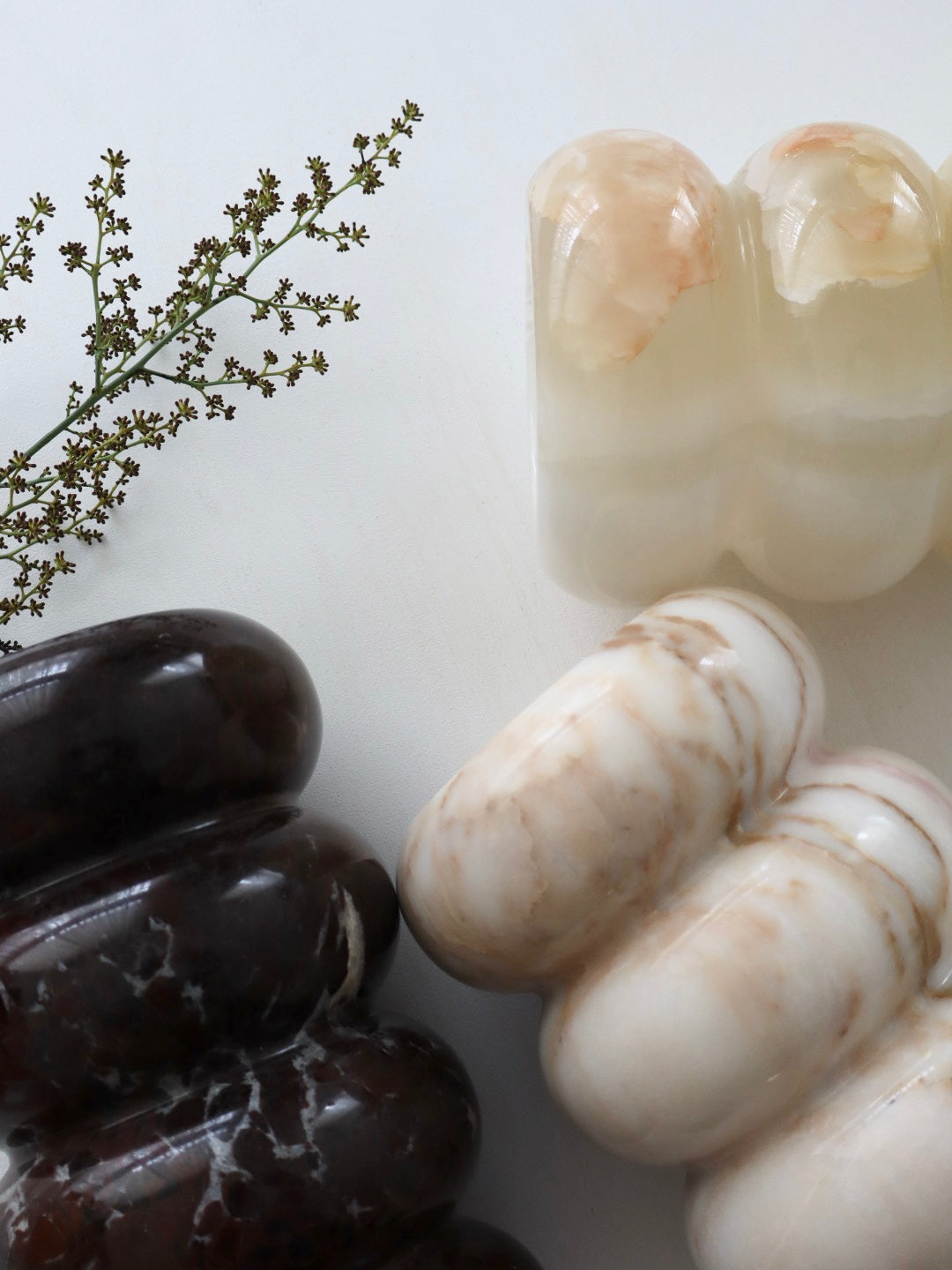 Bulimba home marble bubble vases