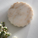 Bulimba home marble scallop jewellery dish