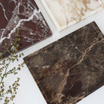 Bulimba home decorative marble tray for jewellery, tv remotes or perfumes.