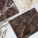 Bulimba home decorative marble tray for jewellery, tv remotes or perfumes.