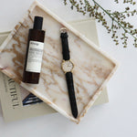 Bulimba home decorative marble tray for jewellery, tv remotes or perfumes.