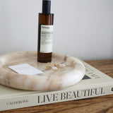 bulimba home calacatta brown marble decorative tray