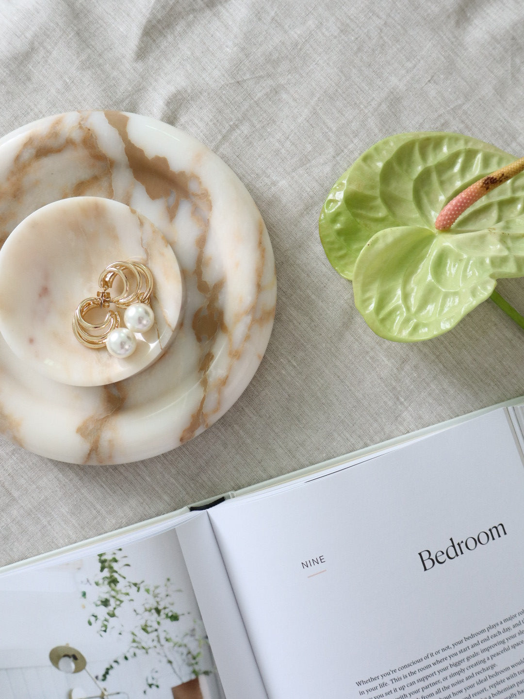 Donut Bowl Calacatta Brown Trio - Bulimba Home