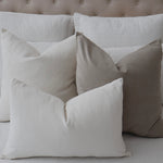 Bulimba home linen and velvet cushions with duck feather inserts