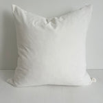 Bulimba home elke white velvet cushion