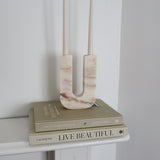 bulimba Home calacatta marble candelabra