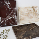 Bulimba home decorative marble display trays