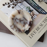 Scalloped Edge Dish Calacatta Viola