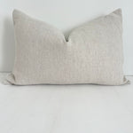 May Natural Heavy Linen Rectangle Cushion - Bulimba Home