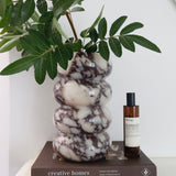 Marble Bubble Vase Calacatta Viola