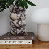 Marble Bubble Vase Calacatta Viola