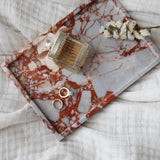 Rectangle Tray Bulgari Red