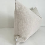 May Natural Heavy Linen Rectangle Cushion - Bulimba Home