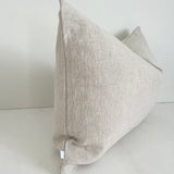 May Natural Heavy Linen Rectangle Cushion - Bulimba Home