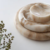 bulimba home calacatta brown marble decorative tray