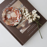 Scalloped Edge Dish Bulgari Red