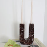 bulimba home candelabra rosso levanto marble 